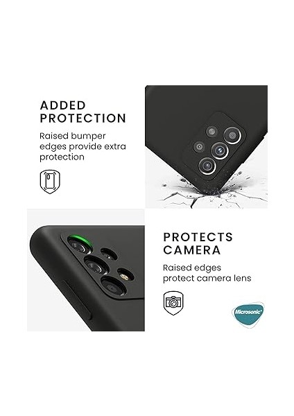 Matte Silicone Samsung Galaxy A23 Için Kılıf Siyah [galaxy A23 ile Uyumlu Kılıf - Siyah] indirimleri