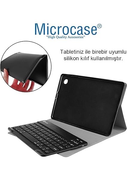 Lenovo Tab M10 Fhd Plus 10.3'' TB-X606 X606F Bluetooth Klavyeli Standlı Kılıf - Bkk4 modelleri