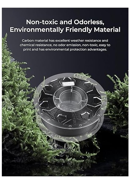 Cr-Pla Karbon Fiber Filament Siyah 1.75MM 1kg modelleri