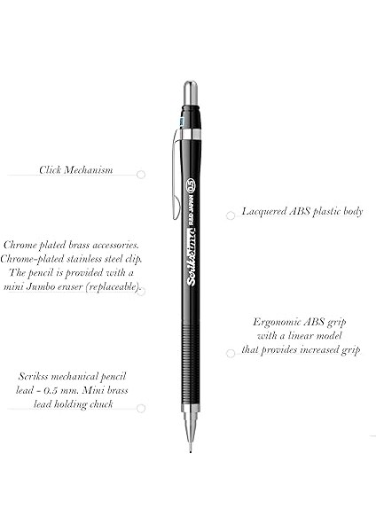 Office Simo Mekanik Kurşun Kalem Siyah 0.5 mm fiyatları