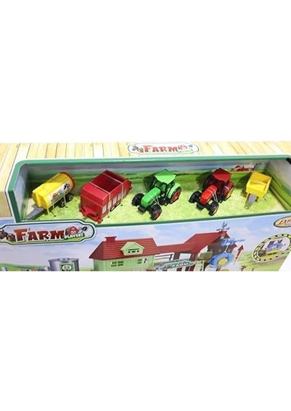 Wheels Die Cast Metal 70 Parça Çiftlik Seti modelleri