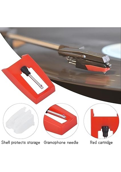 Pikap Için 4 Adet Yedek Iğne, Pikap Iğnesi, Elmas Stylus Yedek, Yedek Iğne, Çoğu Pikap Için Fonograf, Vinil, Ses Pikap Iğnesi fırsatları
