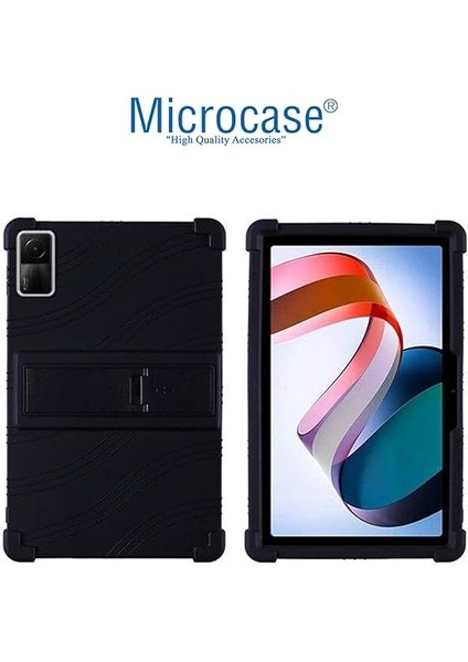 Xiaomi Redmi Pad 10.61 Inch Tablet Için Standlı Silikon Kılıf - Siyah AL3309 modelleri