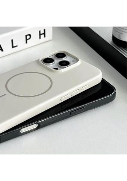 iPhone 16 Pro Max ile Uyumlu Kılıf Kamera Çıkıntı 2mm Korumalı Mat Marble Magsafe ile Uyumlu Tam Gövde Korumalı iPhone 16 Pro Max ile Uyumlu Kılıf Summit Stone fırsatları