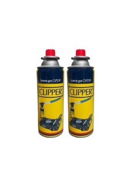 Clipper Kamp Ocak Gazı Valfli Pürmüz Kartuşu 2'li 227 G
