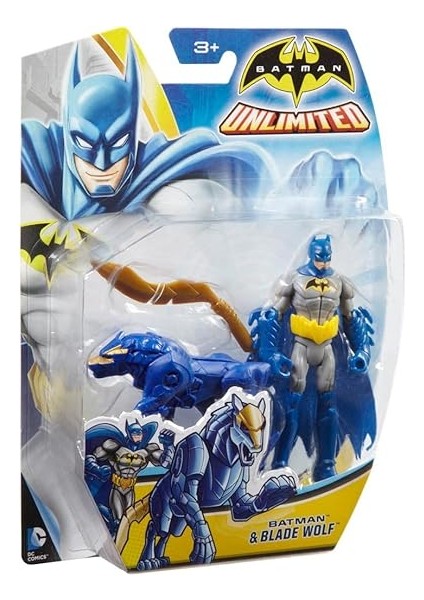 Batman Unlimited Figures With Accessories – Batman & Blade Wolf (CGN49) modelleri