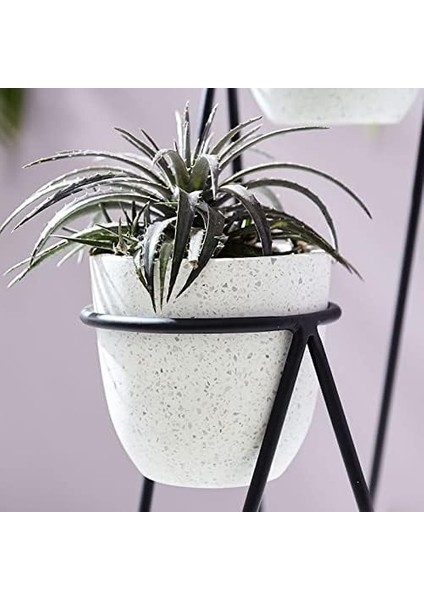 Dizayn Metal Saksı Standı Iskandinav 3 Katlı Ayaklı Çiçeklik WD249 fırsatları