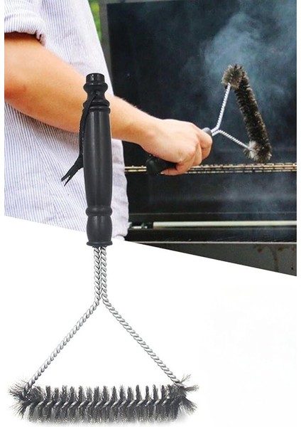 Barbekü Mangal Izgara Teli Temizlik Fırçası