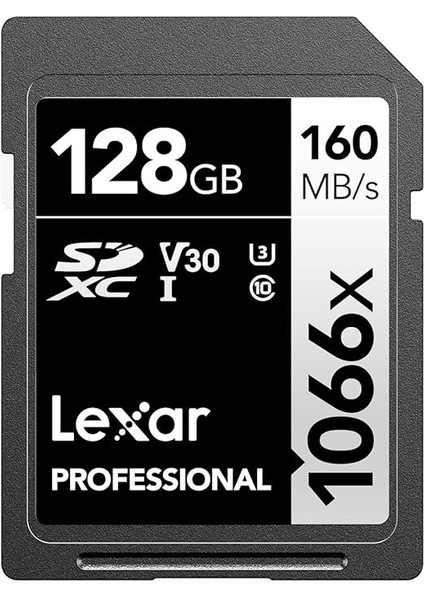 Profesyonel 1066X 128GB Sdxc Uhs-I Kart Gümüş Serisi, 160MB/S'YE Kadar Okuma, Dslr ve Aynasız Kameralar Için (LSD1066128G-BNNNU) modelleri