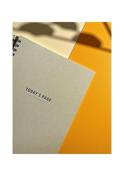 Tanıtım Tarihsiz 6 Aylık Günlük Planlayıcı | Spiralli Sert Kapaklı Organizer Not Defteri | 204 Sayfa | 22 x 28,5 cm indirimleri
