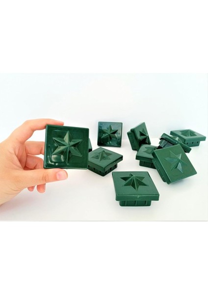 Kutu Profil Kapağı 15 Adet 50X50 Kutu Profil Kapak Kare Profil Tapası Plastik Tapa Panel Çit modelleri