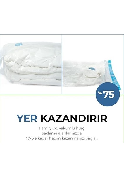 Vakumlu Hurç Poşet Setleri, Her Kullanıma Uygun 3 Parça (2 Adet) 80X100 Cm, (1 Adet) 100X130 cm indirimleri