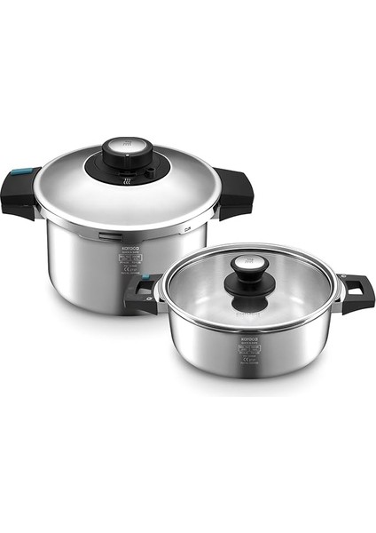 Quıck&safe 6+8 L Düdüklü Tencere Seti