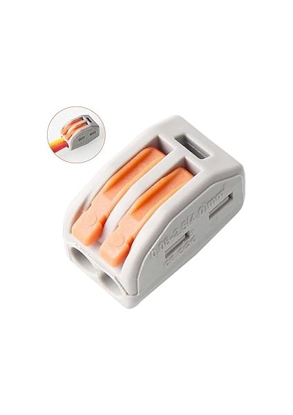 Kolay Kablo Tel Birleştirici Konnektör Vidasız Klemens 250V 32A 1mm/4mm Elektrik Kablo Bağlantı Terminal Soket fırsatları