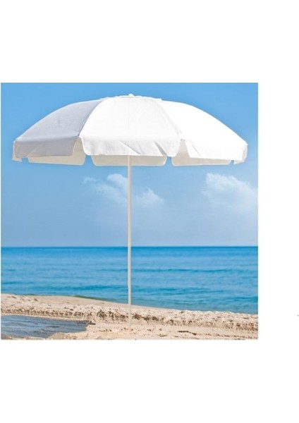 2 Mt. Plaj Şemsiyesi Eğilebilir Deniz Bahçe Piknik Kamp Güneş Şemsiyesi Katlanır Kabardin Kumaş fiyatları