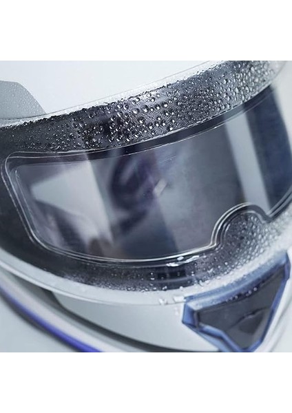 Buğu Önleyici Motosiklet Kaskı Vizörü Su Geçirmez Dayanıklı Çizik Koruma Lens Filmi indirimleri