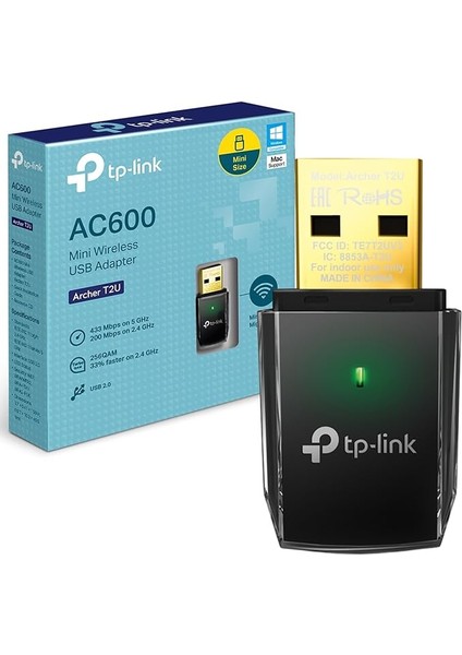 Archer T2U, 600MBPS Kablosuz Dual Band USB Adaptör