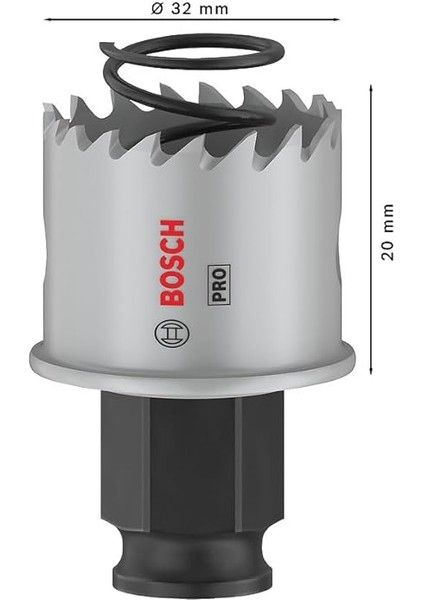 1 x Pro Sheet Metal Power Change Plus Delikli Testere (Paslanmaz Çelik Levhalar, Çelik Levhalar, Ø 32 Mm, Profesyonel Aksesuar Döner Matkap/sürücü) indirimleri