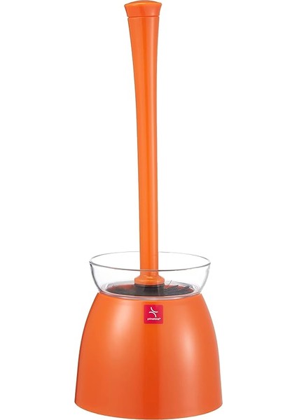 Duo Opak Turuncu Gövde Sap Opak Turuncu Tuvalet Fırçası M-E18-08-08