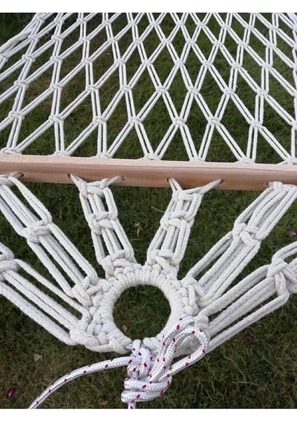 Hamak Beyaz Tek Kişilik Çift Örgülü Pamuk Hamak fiyatları