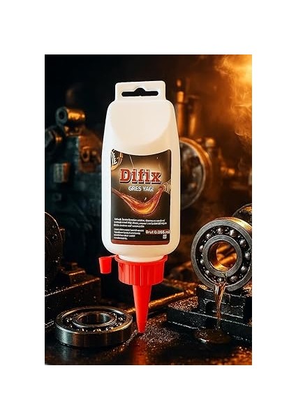 Difix Sarı Tüp Gres Yağı, 50 gr, Yüksek Viskoziteli, Makine, Endüstriyel, Aşınma Önleyici, Rulman ve Zinrcir Yağlayıcı, Pratik Kullanım fiyatları