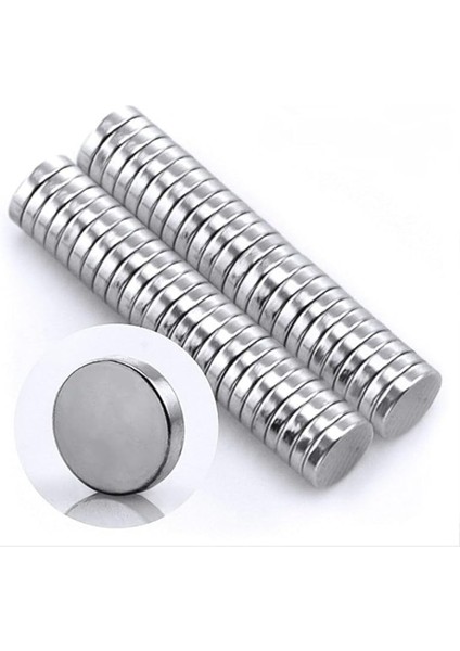 Magnet 10 Adet 10MM x 2mm Güçlü Yuvarlak Neodyum Mıknatıs (10'lu Paket) fiyatları