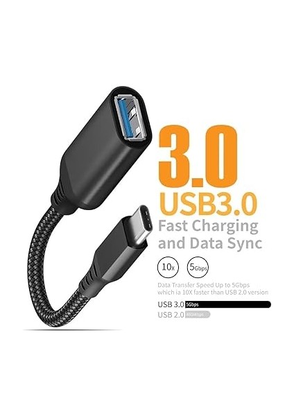 PX-515 Type-C To Usb3.0 Otg Çevirici 15CM (Erkek-Dişi) (Iphone 15/16 ve Type C Otg Tüm Cihazlar ile Uyumlu) fiyatları
