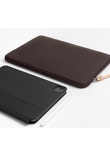 Tablet Kılıfı iPad Air 11 Inç M3 2025, iPad Pro 11 Inç M4 2024 ve Kalem Tutuculu Akıllı/sihirli Klavye - Pu Deri Çanta Suya Dayanıklı Ince Kılıf - Çikolata fırsatları