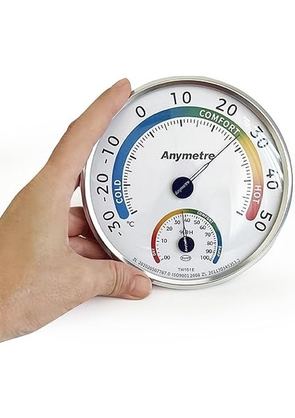 TH-101E Termometre Higrometre Nem Ölçer, Siyah modelleri