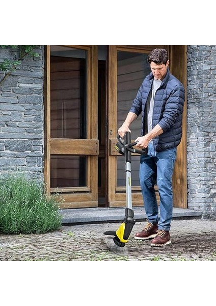 Wre 18 – 55 18 V Akülü Yabani Ot Giderici, Naylon Fırça Başlığı, Maks. 2.800 Devir/dakika, Döner Temizleme Başlığı, Teleskopik Sap, Kärcher 18 V Akü ile Kullanılabilir, Aküsüz indirimleri