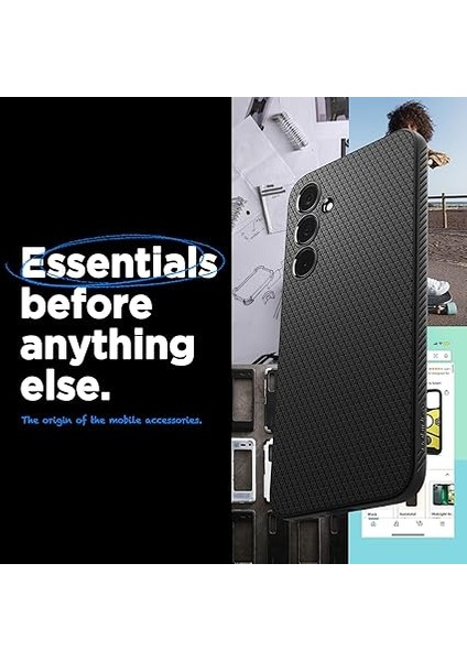 Galaxy A35 Kılıf Liquid Air Matte Black - ACS07519 fiyatları