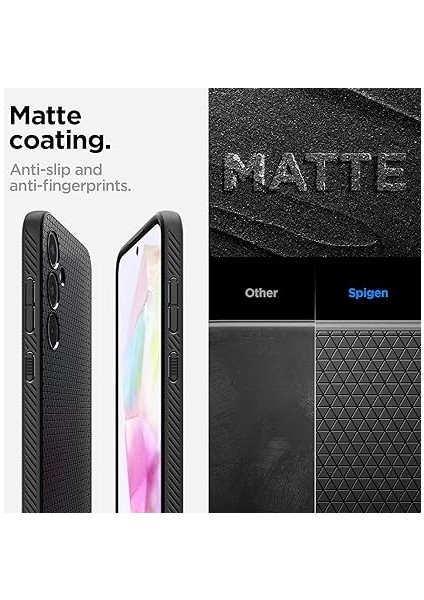 Galaxy A35 Kılıf Liquid Air Matte Black - ACS07519 indirimleri