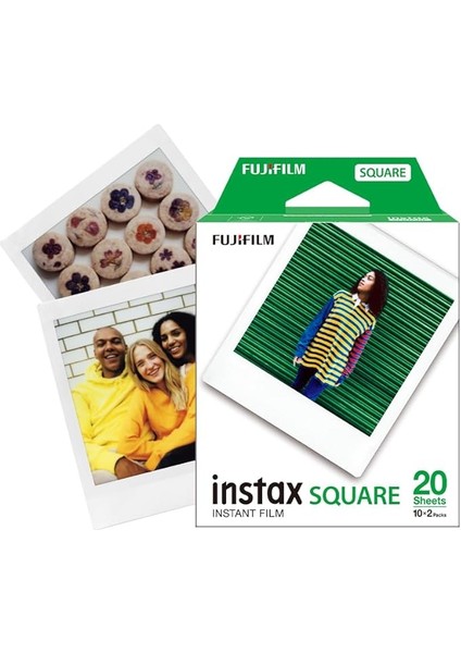 Instax Kare SQ1-SQ6-SQ10-SQ20 Için 20 Li Film