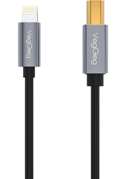 Lightning To Mıdı Usb-B iPhone iPad Uyumlu Müzik Enstrüman Kablosu