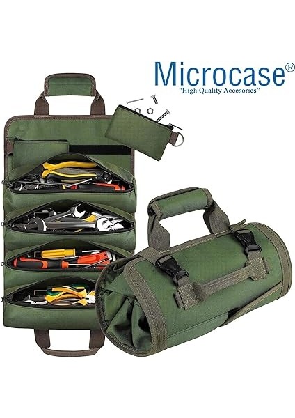 Çok Bölmeli Karavan, Alet Çantası, Ağır Hizmet Tipi Rulo Takım Çantası Katlanabilir Rulo Çanta - AL5114 fırsatları