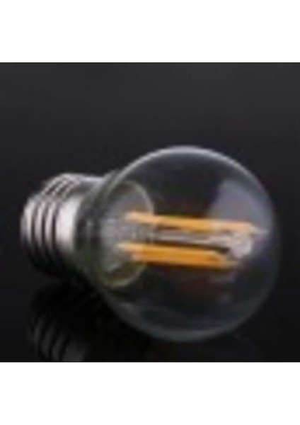 Geldi 6 Watt Mini Top Ampul LED Filament G45 Şeffaf Cam Rustik Ampul E27 Duy 3000K Gün Işığı 6 Adet indirimleri