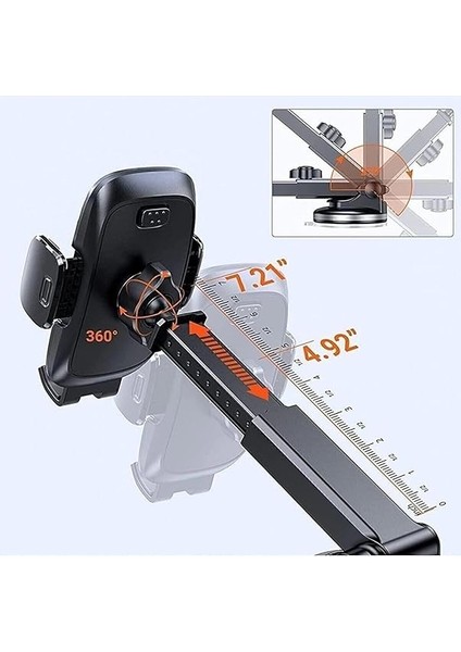 Att-39 Uyumlu Otomatik Klipsli Araba Telefon Tutacağı Vakumlu Yüksek Kalite Telefon Tutucu fırsatları