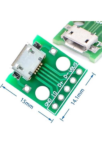 USB To Dip Çevirici Pcb 5V USB Haberleşme Deney Prototip
