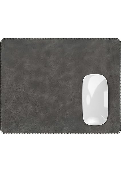 Navada - Gaming Oyuncu Gamer Hakiki Deri Mouse Pad, Deri Fare Altlığı, Hakiki Deri Ped, Dayanıklı Kaymaz Taban, Ofis Tipi Mouse Ped (Gri) fiyatları