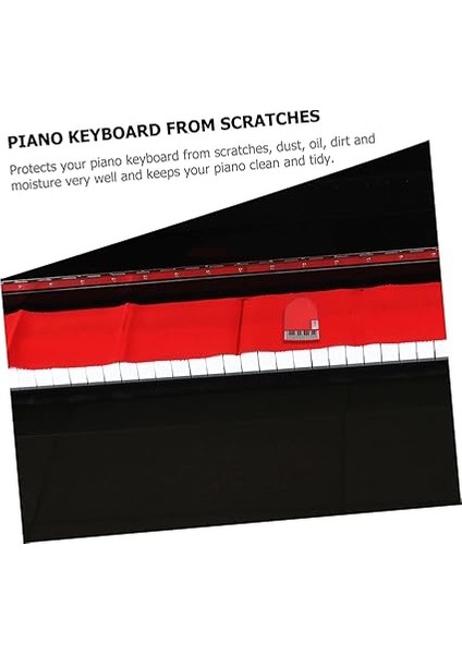 1 Takım Piyano Klavyesi Kapağı Piyano Tuşu Elastik 88 Tuşlu Piyano Kapağı Yüksek Anahtar Piyano Bezi - Prova Piyano Kapağı Kuyruklu Piyano Kapağı Ince Lif Elektronik Kapak fiyatları