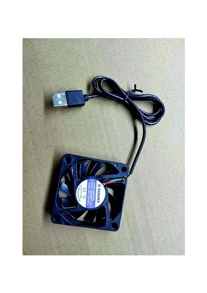 60X60X10 mm USB Fan Çift Bilyalı Rulman Sessiz, 5V, 0.10 A, 3000 Rpm Modem Receiver Dvr Playstation Tv Box, Telefon, Akvaryum Soğutucu, Fırçasız Soğutma Fanı, modelleri