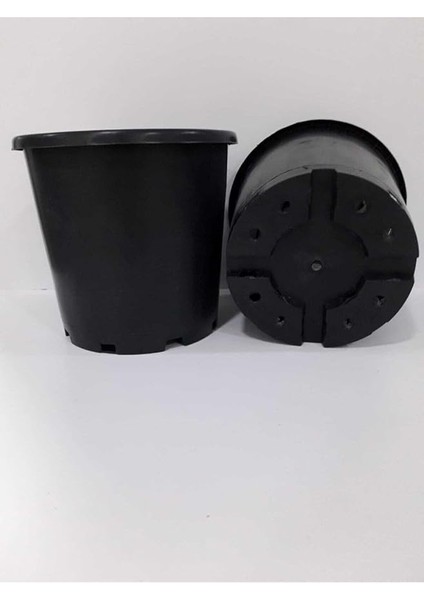 Üretim Saksısı 5 Adet 20X25 cm 6,4 Lt Plastik Saksı Siyah Üretim Saksı Bitki Saksısı fiyatları