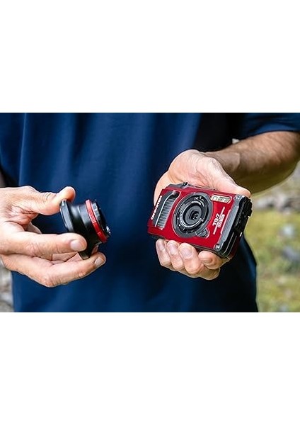 System Tough Tg-7 Kırmızı Dijital Kamera, Su Geçirmez, Darbeye Dayanıklı, Su Altı ve Makro Çekim Modları, 4K Video, 4 Kat Geniş Açılı Zoom (Olympus Tg-6'nın Devamı Modeli) indirimleri