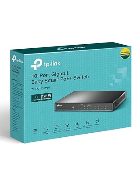TL-SG1210MPE, 10-Port Gigabit Easy Smart Switch With 8-Port Poe+ fırsatları