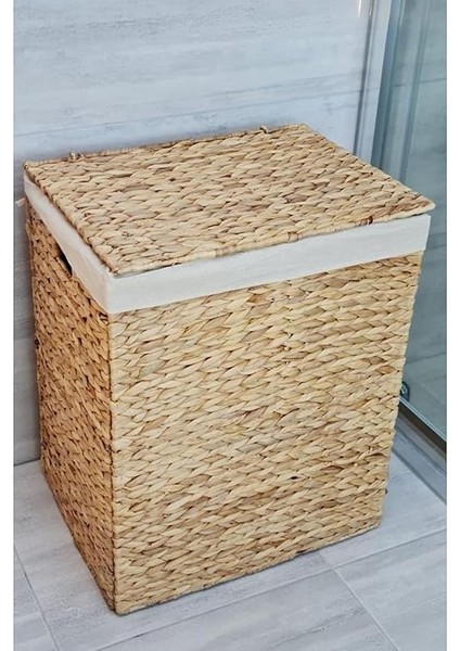 Dikdörtgen Katlanabilir Hasır Bambu Kirli Çamaşır Sepeti CL-11046 modelleri