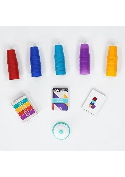 Zeka Renkli Bardakları Zeka ve Akıl Oyunu 3+ Yaş 5 Oyuncu fiyatları