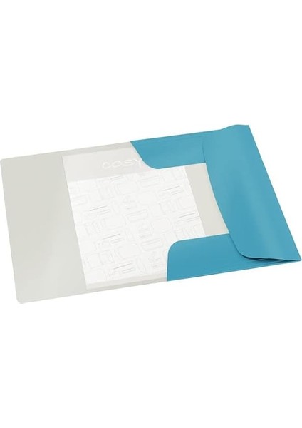 Cosy Soft Touch Lastik Kilitli Dosya, A4, Mavi fırsatları