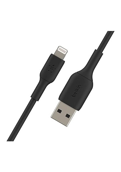 Lightning Kablosu (Iphone, Ipad, Airpod'lar Için Boost Charge Lightning - USB Kablosu) Mfi Sertifikalı iPhone Şarj Kablosu (1 M, Siyah) fırsatları