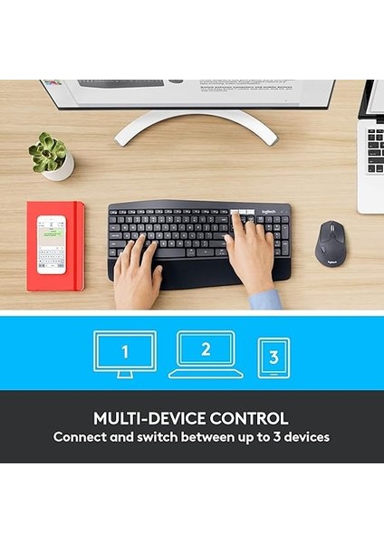 MK850 Performans Kablosuz Klavye ve Fare Combo modelleri