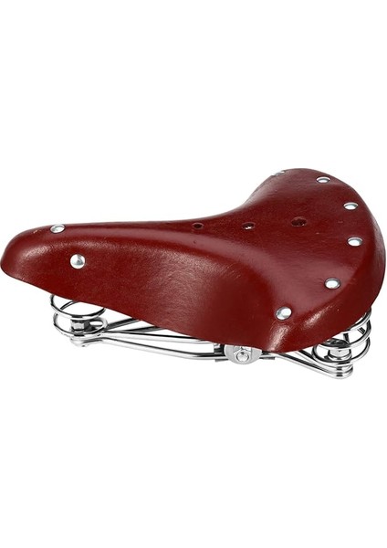 Vintage Klasik Bisiklet Selesi - Rahat Pu Deri Koltuğu - Retro Cruiser Yol Touring Bmx Için